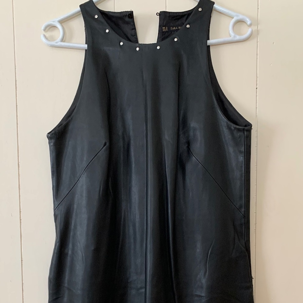 Zara Faux Leather Dress